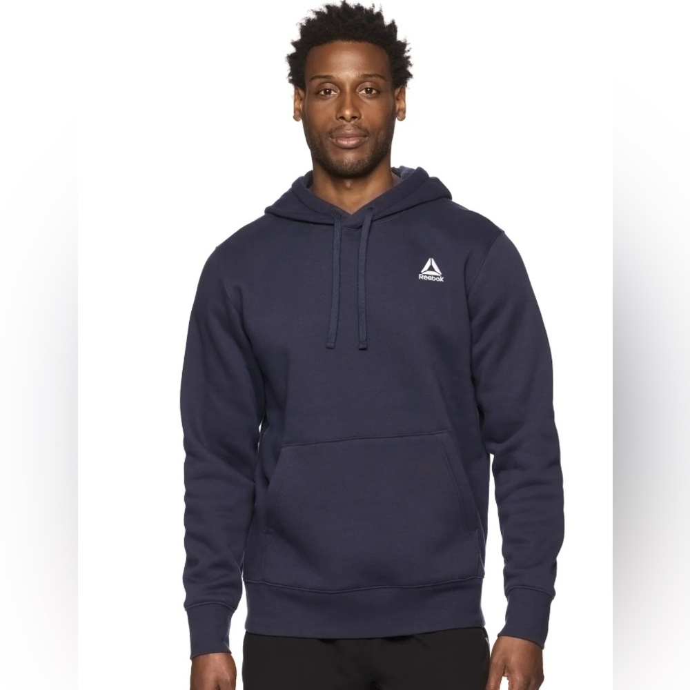 Reebok Relaxed Fit Hoodie, navy size 3XL - Picture 2 of 11
